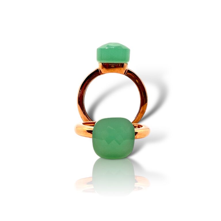 Anello Square Verde Tiffany