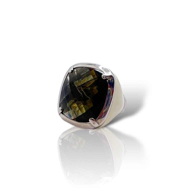 Anello Quarzo Fumè