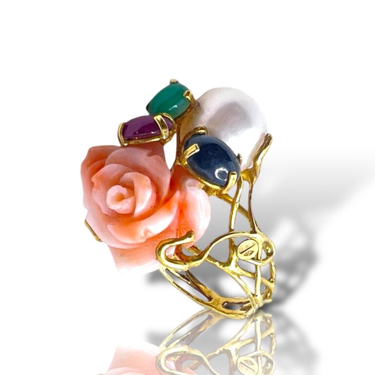 Anello Rosa Corallo